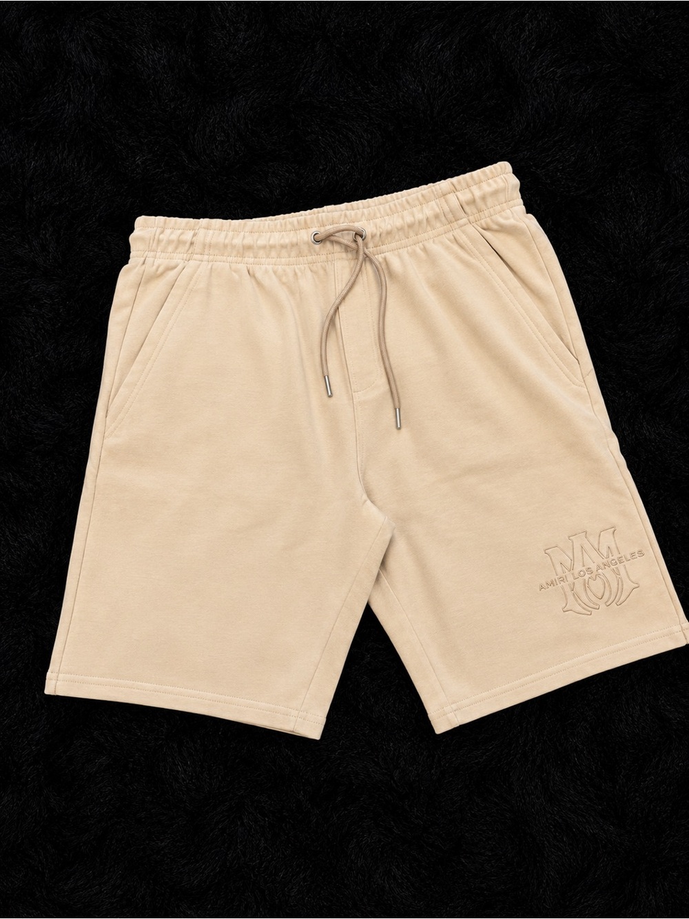 Amiri Men's Beige Drawstring Shorts